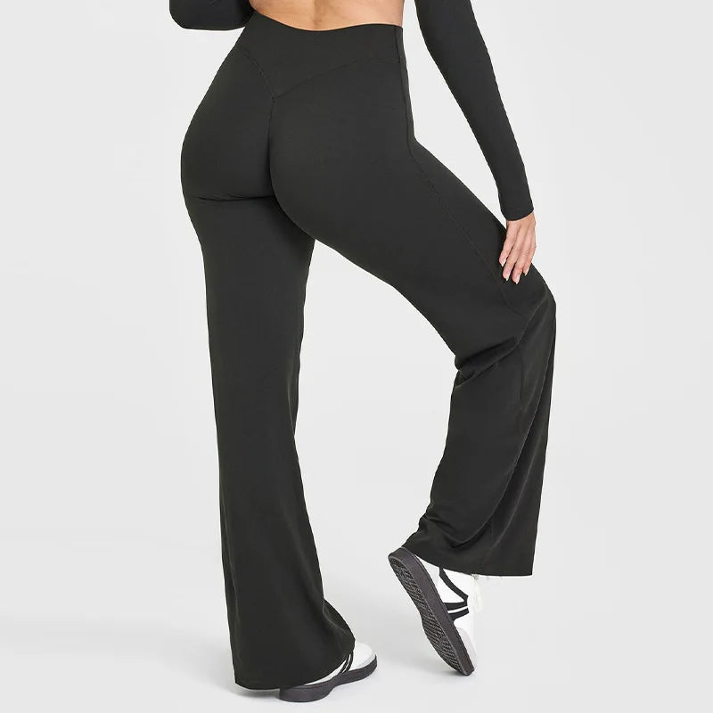 Pantalón Ancho de Punto Suave