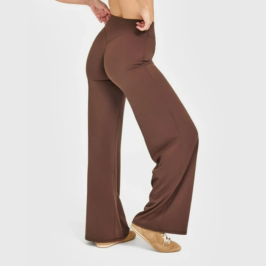 Pantalón Ancho de Punto Suave