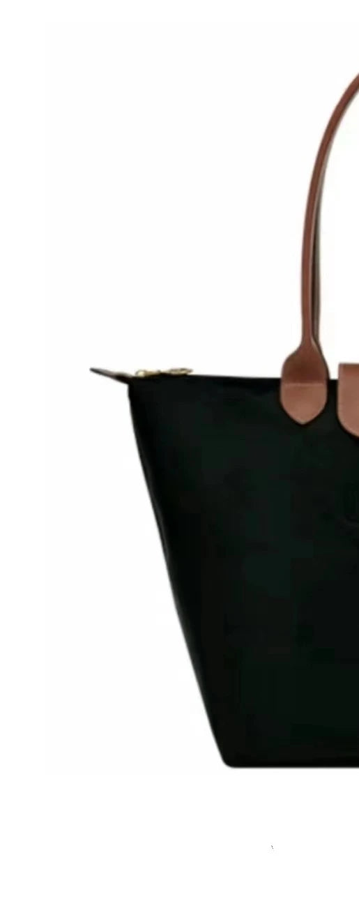 Bolso Tote  de Piel Bordado-Gran Capacidad, Asa Larga