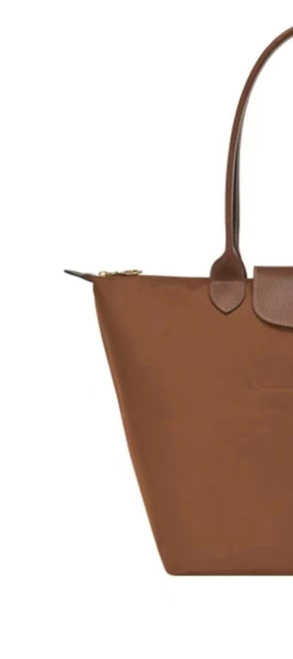 Bolso Tote  de Piel Bordado-Gran Capacidad, Asa Larga