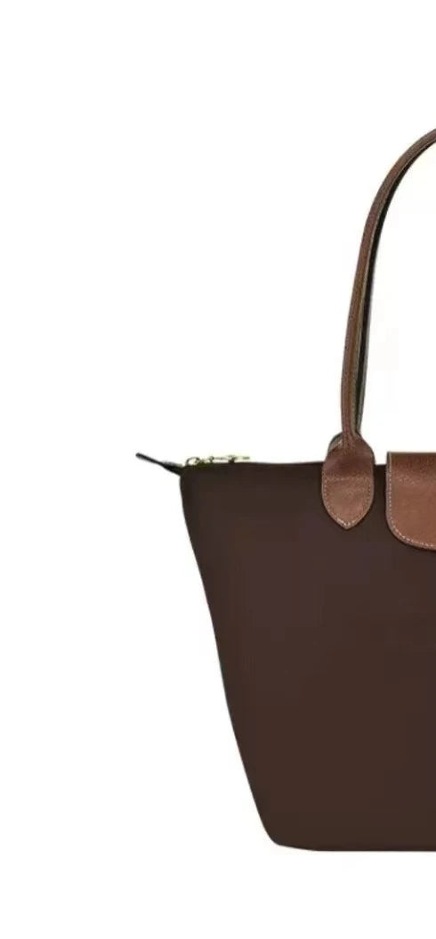Bolso Tote  de Piel Bordado-Gran Capacidad, Asa Larga