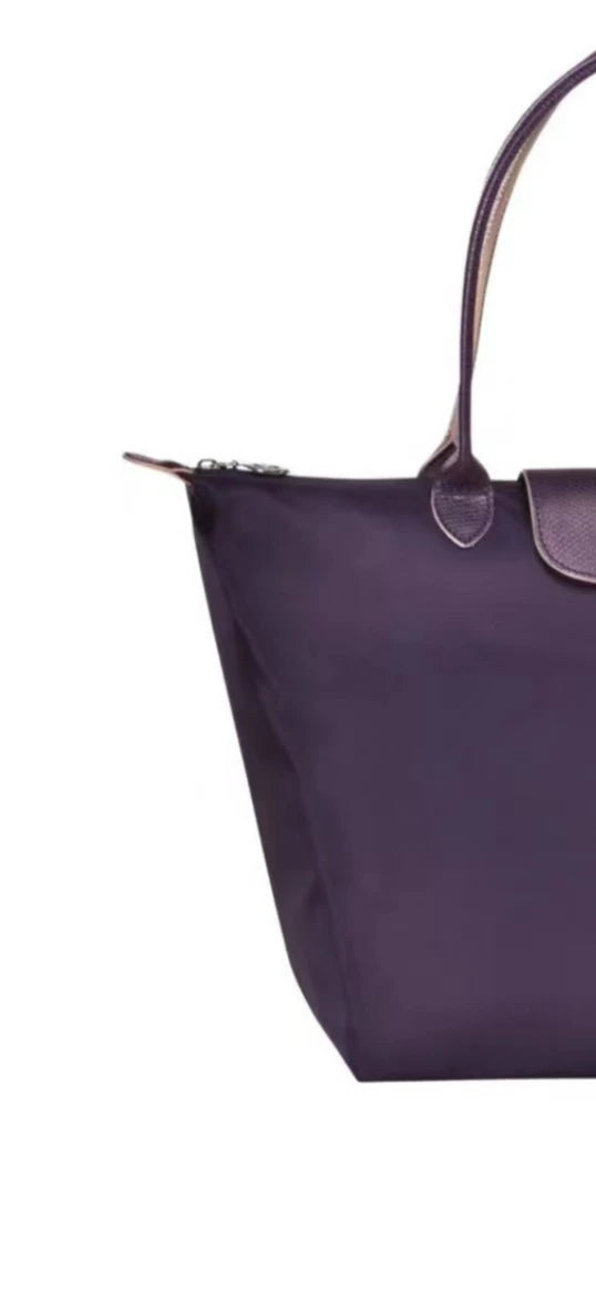 Bolso Tote  de Piel Bordado-Gran Capacidad, Asa Larga