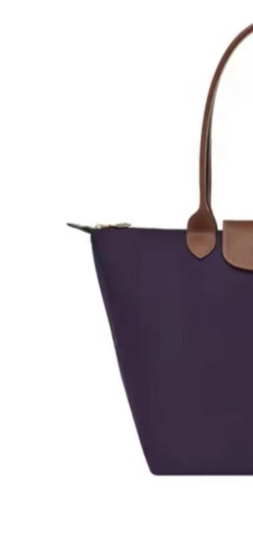 Bolso Tote  de Piel Bordado-Gran Capacidad, Asa Larga